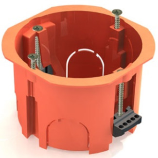 Коробка установочная для скрытого монтажа КУ-40022-D65x45-IP20-КЭАЗ