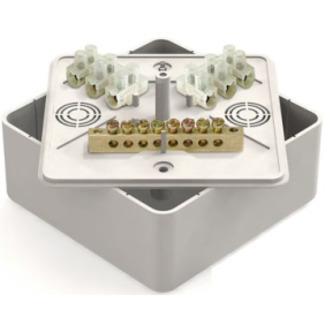Коробка распаячная для наружного монтажа КР-41223-01-100x100x44-IP40-КЭАЗ