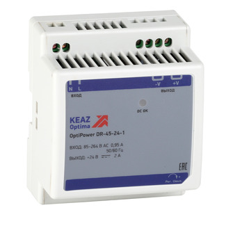 Блок питания OptiPower DR-45-24-1 - КЭАЗ