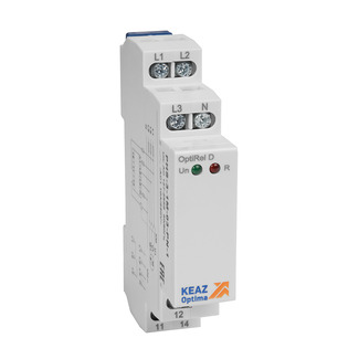 Реле контроля фаз OptiRel D PHS-3-1M-03-PN-1 чередования обрыва фаз 3Ф+N 1СО - КЭАЗ
