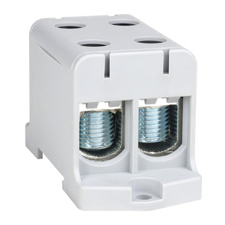 Клемма вводная силовая двойная OptiClip КВС 16-95 серая