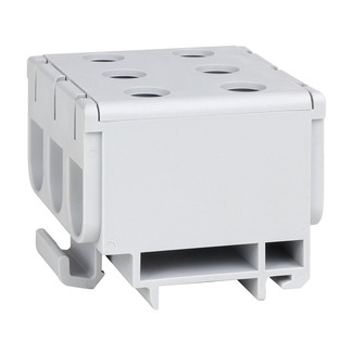 Клемма вводная силовая тройная OptiClip КВС 6-50 серая