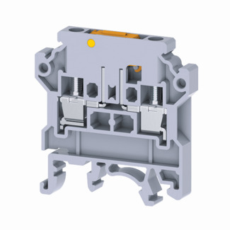 Клемма с ножевым размыкателем винтовая OptiClip CKT-4-MT-N-I-серый