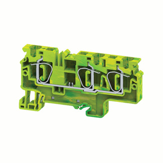 Клемма заземляющая пружинная OptiClip CXG-6-TRIPLET-PE-I-(0,2-6)-PEN