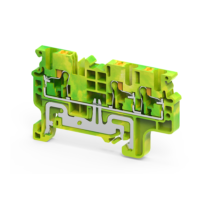 Фото Клемма заземляющая push-in OptiClip CPG-2,5-TRIPLE