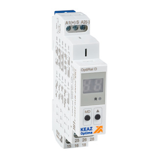 Реле времени OptiRel D TMR-DONF-MTD-240U-2 цифровое 16А 2СО 12-230АС/DC - КЭАЗ