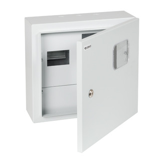 Корпус металлический ЩУРн-СТД-1-МП/4-310х350х135-IP41-УХЛ3 (1ф счетчик на МП, 4 модуля, СТАНДАРТ)-КЭАЗ - КЭАЗ