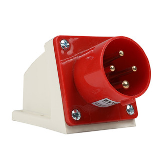 Вилка для монтажа на поверхность 514-16А-6h-380AC-3P+PE-IP44