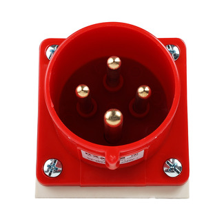 Вилка для монтажа на поверхность 524-32А-6h-380AC-3P+PE-IP44