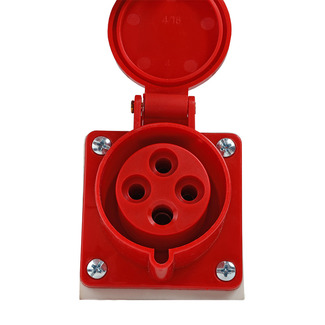 Розетка для монтажа на поверхность 114-16А-6h-380AC-3P+PE-IP44