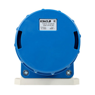 Розетка для монтажа на поверхность 133-63А-6h-220AC-2P+PE-IP67 - КЭАЗ