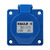 Розетка фланцевая 313-16А-6h-220AC-2P+PE-IP44