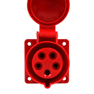 Розетка фланцевая 325-32А-6h-380AC-3P+PE+N-IP44 - КЭАЗ