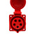 Розетка фланцевая 325-32А-6h-380AC-3P+PE+N-IP44
