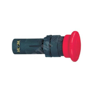 Кнопка грибовидная OptiSignal Compact D22 C7-PM-311 зеленая 1НО+1НЗ