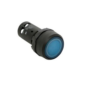 Кнопка с фиксацией с подсветкой OptiSignal Compact D22 C7-PHL-B610 синяя 1НО 24 В AC/DC XB7NJ06B1 - КЭАЗ
