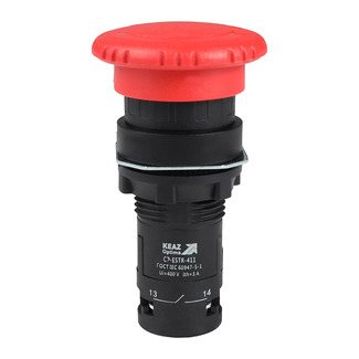 Кнопка аварийного останова OptiSignal Compact D22 C7-ESTR-411 красная 1НО+1НЗ XB7ES545P - КЭАЗ