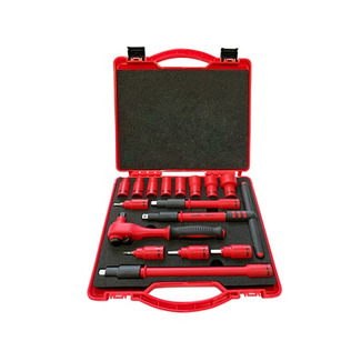 Набор электрика диэлектрический 1000В, 3/8", 16 пр., VDE, SHTOK - КЭАЗ