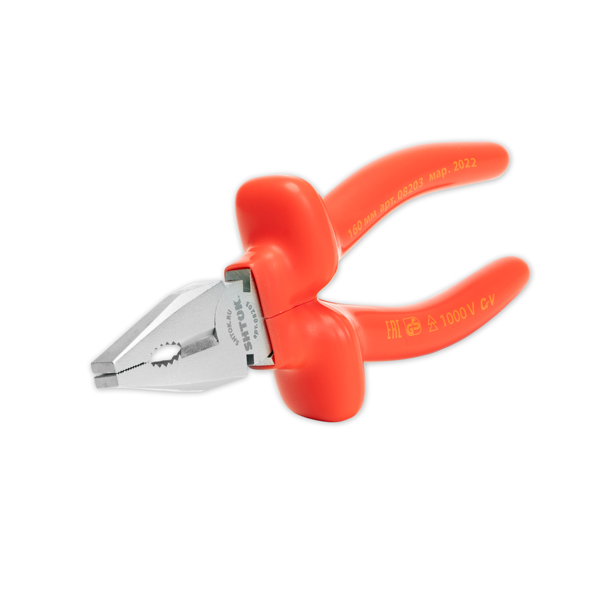 Фото Пассатижи диэлектрические 1000В 160 мм, SHTOK