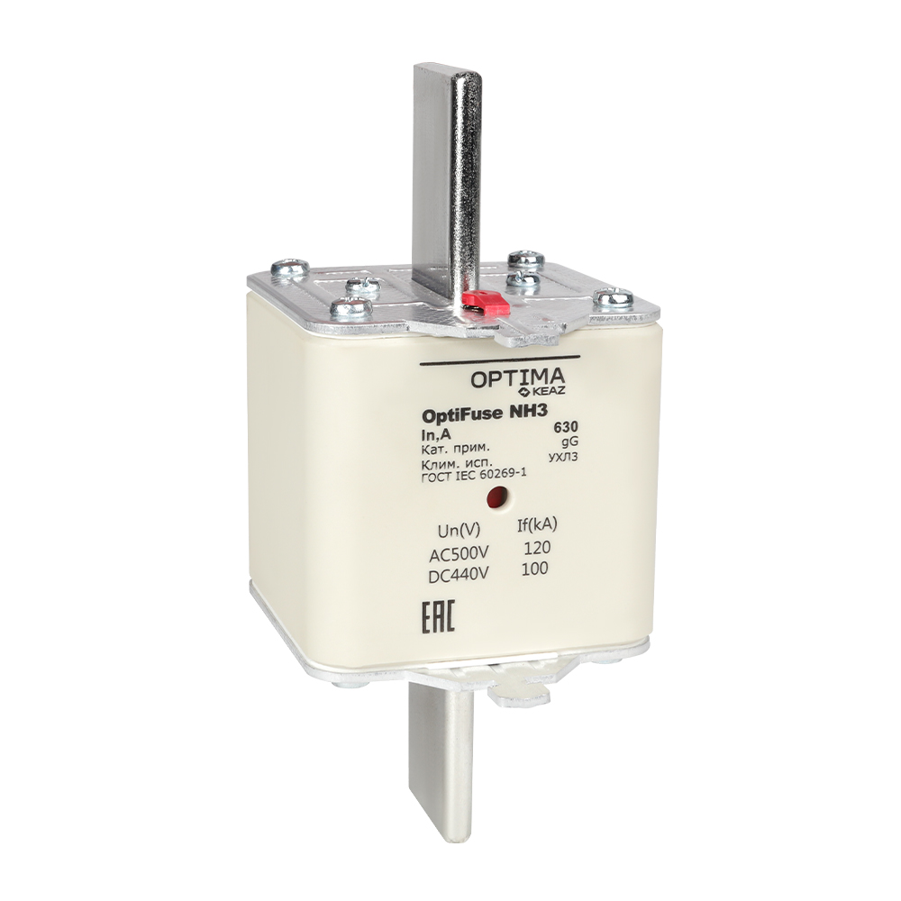 Фото Вставка плавкая OptiFuse NH3-500-gG-УХЛ3