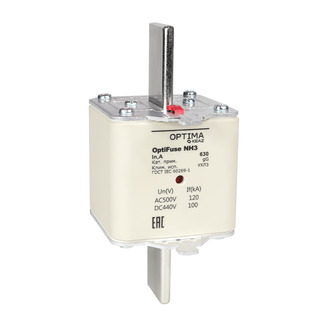 Вставка плавкая OptiFuse NH3-400-gG-УХЛ3 - КЭАЗ