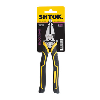 Пассатижи, серия ACRUX, 200 мм, SHTOK. 08505