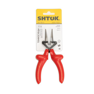 Тонкогубцы диэлектрические 1000В 160 мм, SHTOK. 08214