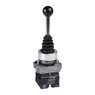 Джойстик OptiSignal D22 C4-J2-220 металлический 2 положения 2НО без фиксации