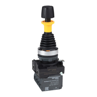 Джойстик OptiSignal D22 C5-J4FB-240 пластиковый 4 положения 4НО с фиксацией с блокировкой