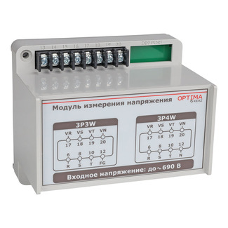 Модуль измерения напряжения воздушного автоматического выключателя OptiMat A для микропроцессорного расцепиеля типа MR8.1