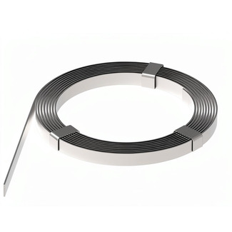 Проводник плоский 50х4 мм бухта 31 м (нерж.сталь V2A) S-504-31-Inox2