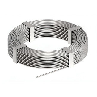 Проводник круглый 8 мм бухта 125 м (нерж сталь V4A) W-8-125-Inox4