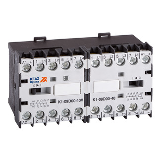 Мини-контактор реверсивный OptiStart K1W-12D00-40MC=24DC-VS - КЭАЗ
