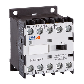 Мини-контактор релейный OptiStart K1-07D40-24AC - КЭАЗ