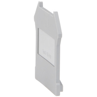 Крышка концевая для клеммы проходной OptiClip D-TB-4/10-серый