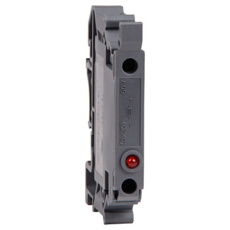 Клемма для предохранителей с индикатором OptiClip TB-4-HESILED-60V-(5x20)-6,3A-(0,5-6)-черный